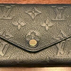 Louis Vuitton Josephine Wallet – Black Empreinte Leather